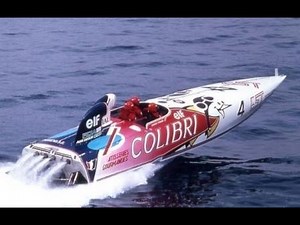 Offshore Powerboat - 1987 2000 HP Colibri Elf Didier Pironi - Tribute Video