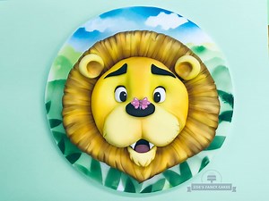 6.7K views · 235 reactions | Here is a cake tutorial showing you how to create a cute Lion face with butterfly. We think he will be perfect for all special occasions 女 Be sure to comment / tag us with your creations using our tutorials, we love seing your work  #lion #caketutorial #birthdaycake | Zoe's Fancy Cakes | Facebook
