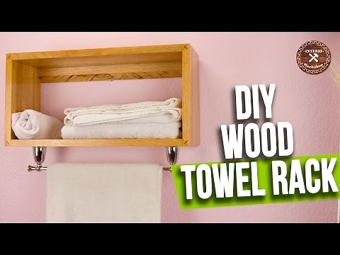 How to make Wood Towel Rack | Easy and Minimalist Style | Interioworkshop