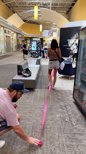 Random Sam | When she finally notices 🤣 #publicprank #mall #funny #viral #reels | Instagram