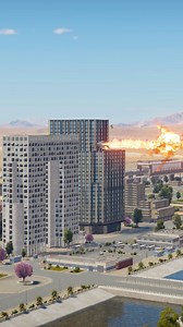 Pilot Loses Control Near City — Simulation! | HR Creativity