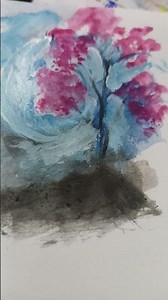 Abstract art in watercolour