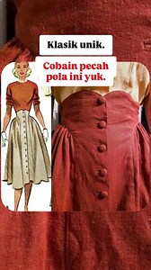 22K views · 385 reactions | Aku ketemu gambar model rok ini, unik lucu, yuk 1 hari belajar 1 pola sama aku  #sew #sewing #sewtutorial #sewtips #sewproject #sewingtips #sewingproject #sewingtutorial #fashioncourse #fashiondesign #fashiontutorial #patternmaker #sewinglove #lovesewing #sewingandpatternmaking #costureras #costura #menjahit #jahit #belajarmenjahit #polabaju #belajarpola | Cesaria Yudiyanti | Facebook