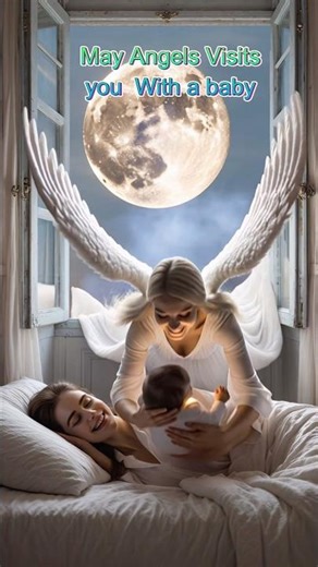 Angel’s Blessing: A woman receives a Miracle Baby#jesus#angels#miracle#gifts#