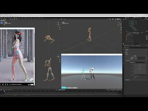 Blender AI Real-Time Motion Capture Plugin — connect a 1080P camera or upload videos