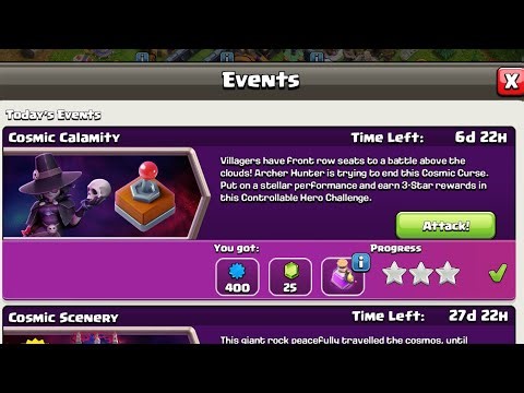 Easily 3 Stars || ⭐️🌟⭐️ || Cosmic Calamity Challenge || COC
