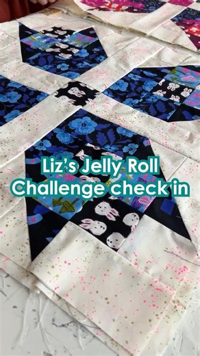 Make these Starflower quilt blocks using a Jelly Roll! Warning - they are addictive to sew!
