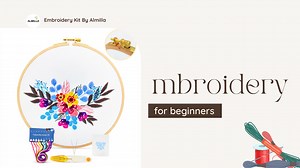 Watch embroidery kit for beginners embroidery kit on Amazon Live