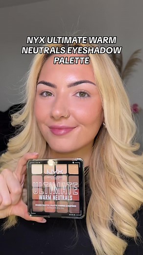 NYX Ultimate Warm Neutrals Eyeshadow Palette - Affordable Everyday Neutral Shades