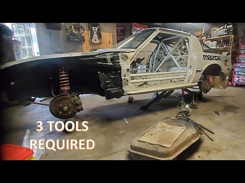 FB - SA : First Gen RX7 Gas Tank Removal