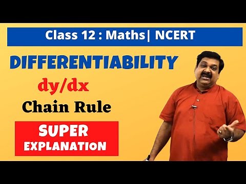 12th Maths (NCERT) Differentiability, Chain rule, Derivative of composite functions, 5.3