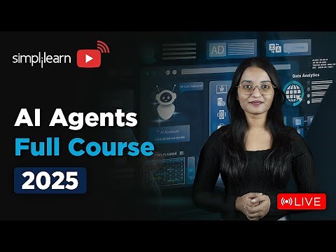 AI Agents Full Course 2026 | AI Agents Tutorial for Beginners | How to Build AI Agents | Simplilearn