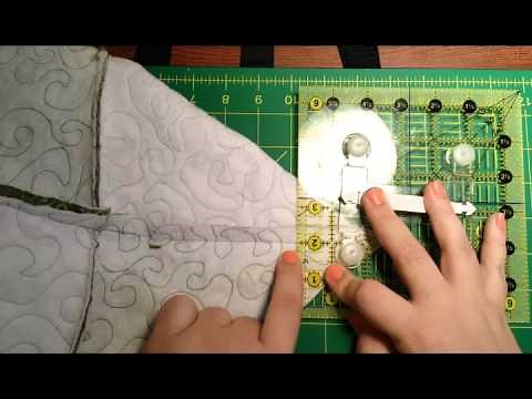 How to box corners on a bag.