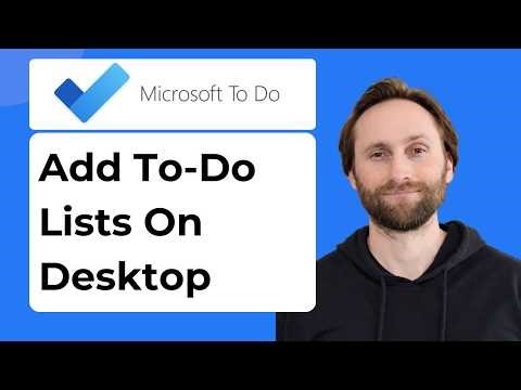 How to Add Microsoft To-Do List on Your Desktop [2026 Guide]