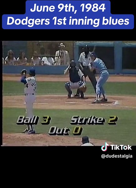 Atlanta Braves vs Los Angeles Dodgers. June 9th, 1984 NBC GOTW. #vinscully #tommylasorda #ladodgers #balk #baseballumpire #braves #baseball #baseballgame