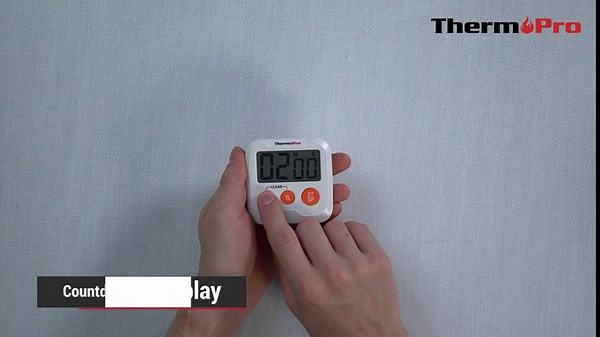 Amazon.com: ThermoPro TM03 Digital Timer for Kids & Teachers, Kitchen Timers for Cooking with 2-Level Alarm Volume, Countdown Timer Stopwatch for Classroom Supplies, Exercise, Baking, Playtime or Work, 2-Pack : Home & Kitchen