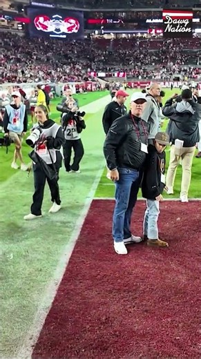 UGLY SCENE: #UGA players hit with water bottles from Alabama fans after big win #collegefootball