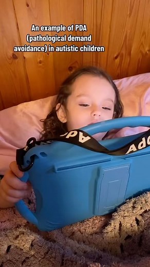 PDA a lot of times gets mistaken for “bad behaviour” but the truth is they want to do the task being asked they just can’t seem to process it at that moment. It gets much worse than this but I wont show her like that. #autism #autismpda #pathologicaldemandavoidance #autismawareness #autismacceptance | Momlifewithmara