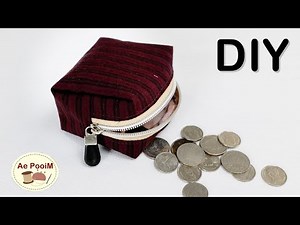How to sew a coin purse bag easily and quickly
