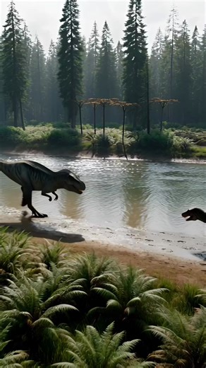 Meet the tyrannosaur that ruled the icy north. ❄️🦖 Say hello to Nanuqsaurus, the “polar bear lizard”—a dwarf T. rex cousin that thrived in the Arctic darkness of ancient Alaska. At just 6 meters long (half the size of its famous relative), this compact predator was built for the cold: leaner, faster, and more energy-efficient. It hunted duck-billed dinosaurs and horned ceratopsians in a world of long winters and freezing temperatures. Its discovery shattered the myth that giant predators needed