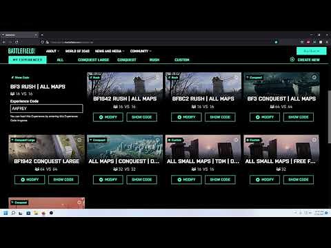 Battlefield Portal Codes