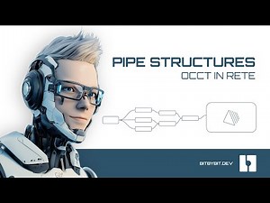 Learn How To Pipe Wires in OCCT And Create Realistic 3D Structures In Rete Editor On Bitbybit