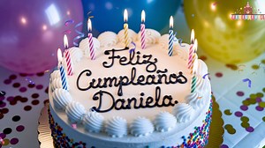 Haz que el cumpleaños de Daniela sea aún más especial con esta canción personalizada pensada exclusivamente para ella. Este video es perfecto para compartirlo como una sorpresa original y llena de emoción. Ideal para enviar por mensaje, compartir en redes sociales o proyectar durante una celebración, esta canción es un detalle único que hará sonreír a Daniela y que recordará con cariño. Suscríbete para descubrir más canciones de cumpleaños con nombres personalizados. Lyrics: Cumpleaños feliz, te