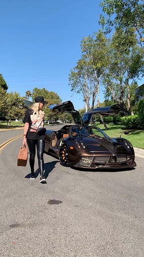 This is the world's first Hermes Edition Pagani Huayra, which basically means the interior is full of Hermes leather. 😎 It also has one-off external Hermes features! In all, the car has $1 million worth of extra options and took 1.5 years to build. 😱 It took special permission from both brands to be able to make this piece of art. Special thanks to Manny Khoshbin for letting me film and drive this beauty. | Supercar Blondie