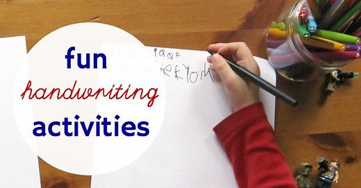 18 Fun Handwriting Activities for Kids (Even the Reluctant Ones)