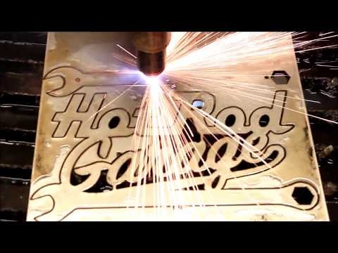 Hot rod sign on Swift cut CNC Plasma cutter