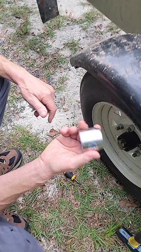 ⤵️How to Repack Wheel Bearings with Bearing Buddies! #bearingbuddies #savemoney #doityourself #fyp #greasefittings #tricksandtips #passiveincome #sawmill #sawmilling #equipment •Everytime you bring a sealed bearing in water, Repack your Bearings! •Water infiltrates Bearings anytime you submerge the caps. •Pump grease until it comes out of the back •Click the Playlist for more info! •Good Luck America!