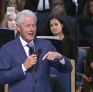 484K views · 5.3K reactions | "We started out, not as a president, a first lady, a senator, a secretary of state. We started out as, like, Aretha groupies or something," former President Bill Clinton tells the crowd at Aretha Franklin's funeral https://cnn.it/2PRBEHM | CNN | Facebook