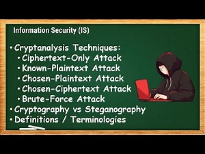 Cryptanalysis Techniques | IS - 1.3