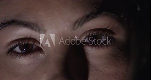 Woman floating on water Stock Video