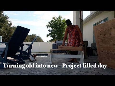 Turning Old into New--- Project Filled Day and Out with the Kids