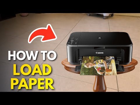 Canon PIXMA MG3620 Printer: How to Load Paper