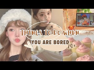 Things to do when you're bored | aesthetic | 20+ fun and diy ideas 🌼