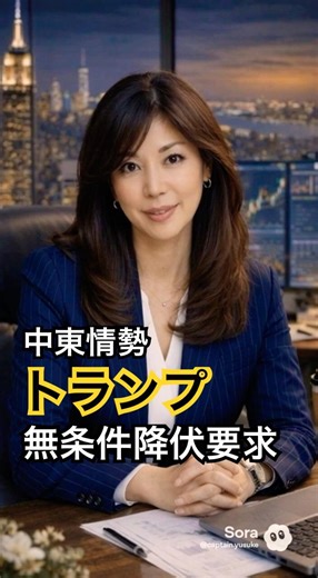トランプ無条件降伏要求 中東情勢