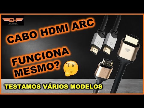 CABO HDMI ARC FUNCIONA? TESTAMOS VÁRIOS MODELOS E MOSTRAMOS COMO CONFIGURAR A TV PARA USAR HDMI ARC
