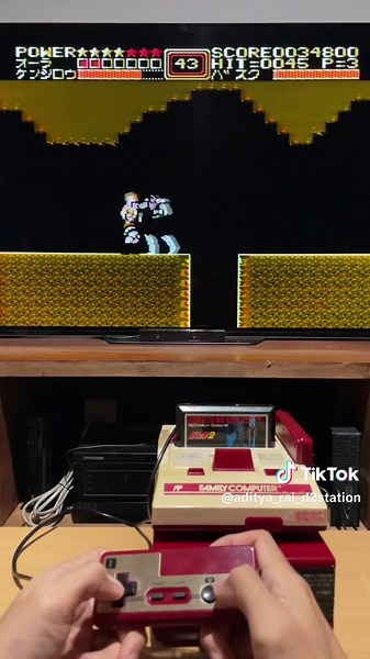 Hokuto No Ken 2 Gameplay on Nintendo Famicom