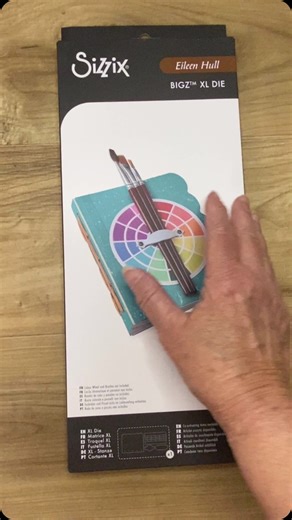 How amazing is this expanding ephemera keeper by team member @amykpowers? She used the new @sizzix Handbound Journal as a base and added some swatch cards to show what colors the envelopes contained- so fabulous! Follow Amy for more ideas- she was inspired by a video by Jackie Hernandez and customized her project to this die. 👏🩵#eileenhull #teameileen #sizzix #handboundjournaldie | Eileen Hull Designs