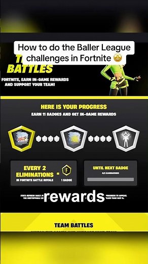 How To Complete NEW Baller League challenges in Fortnite 🤩#fortnite #trending #fn