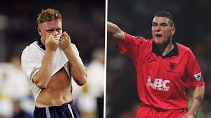 Vinnie Jones & Paul Gascoigne recall iconic crotch grab in Newcastle United vs Wimbledon match | Goal.com UK