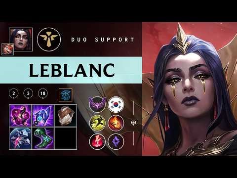 LeBlanc Support vs Braum - KR Master Patch 26.07