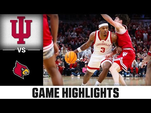 Indiana vs. Louisville Game Highlights | 2025-26 Men's Basketball