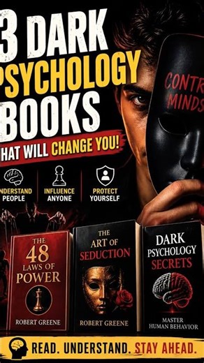 Master Mind Games? Read These 3 Books First #darkpsychology #psycholgyfacts