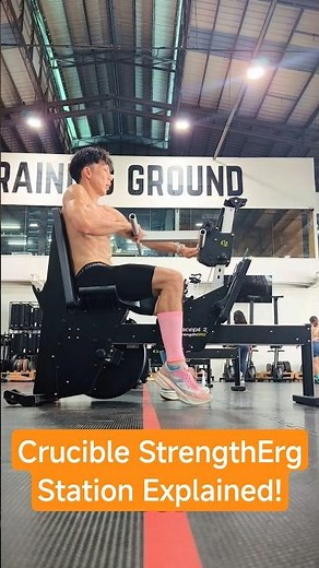 Crucible Fitness Games: StrengthErg Station Explained! #concept2 #cruciblefitnessgames #hybrid