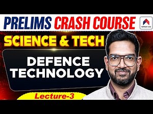 UPSC Prelims Crash Course 2026 | Lec 3: Defence Technology | Science & Tech by Vivek Sir | NirnayIAS