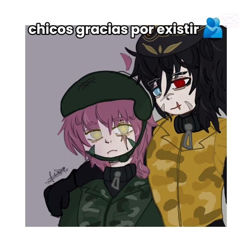 shipp de soldier x torcher #gacha #piggy #gacha #bl #yaoi #fyp #fypシ