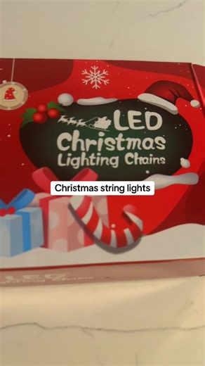 Christmas string lights available outdoors and indoors. LED string lights hanging, including, deer, etc., for holiday party decoration Ornaments.excellent gifts for Christmas and new year, Must-buy on Black Friday #christmas #christmaslights #TikTokShopBlackFriday #bfcm